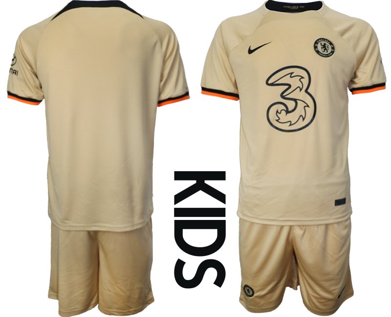 Chelsea Ausweichtrikot 2022-23 Kinder Trikotsatz