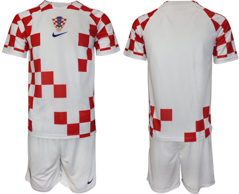 Herren Kroatien Trikot Home WM 2022 Weiss