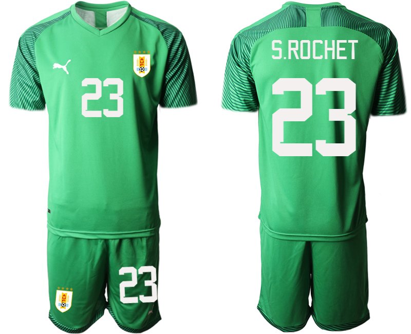 Herren Uruguay Trikot WM 2022 Torwarttrikot grün - S.Rochet 23