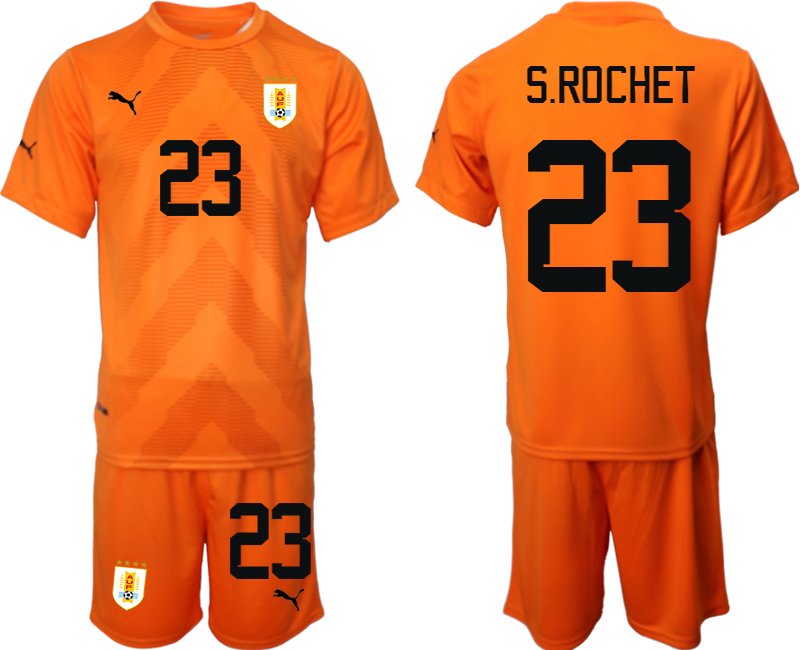 S.Rochet 23 Uruguay Trikot WM 2022 Torwarttrikot Orange - Herren