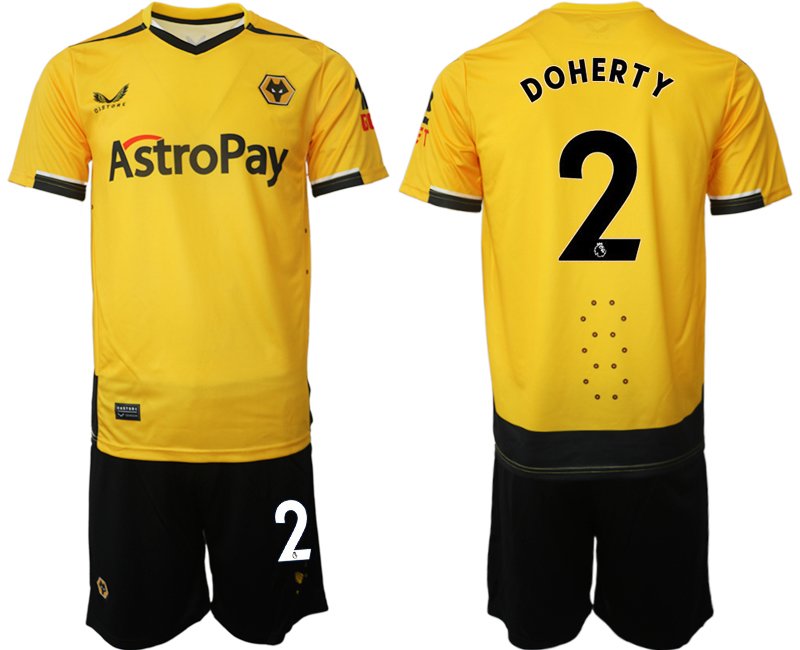 DOHERTY 2 Wolverhampton Wanderers 2022-23 Heimtrikot - Herren