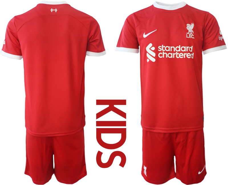 Liverpool Heimtrikot 2023/24 rot Trikotsatz für Kinder