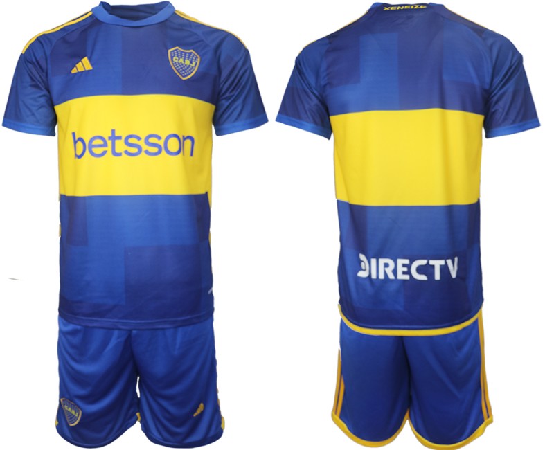 Boca Juniors 23/24 Heimtrikot Herren Trikotsatz